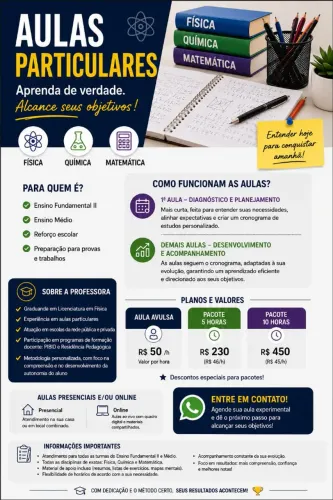 Aulas Particulares de Matemática e Física 