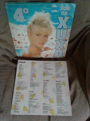 CAPA DE DISCO VINIL DA XUXA 