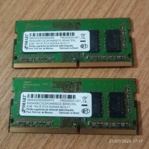 Memória Notebook Ddr4 3200 2/4