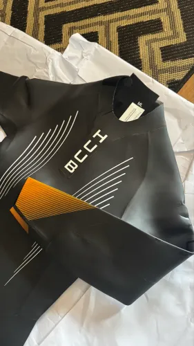 Roupa de borracha wetsuit neoprene triatlon natação - HUUB Alta térmico - tam. ML Masc