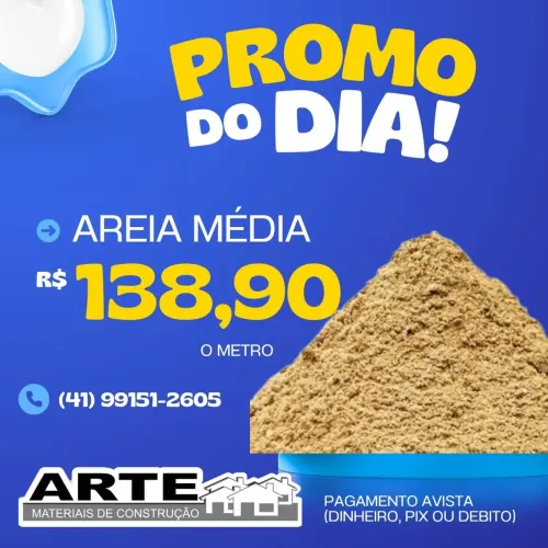 Areia média 