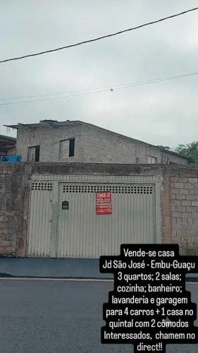 Oportunidade! Casa com edícula em Embu-Guaçu  - próximo ao Centro!