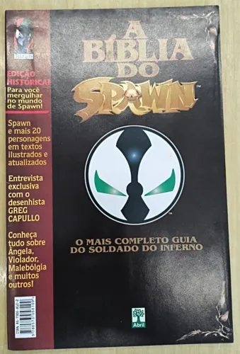 A BÍBLIA DO SPAWN ESPECIAL + POSTER E ADESIVO OFICIAL - RARO