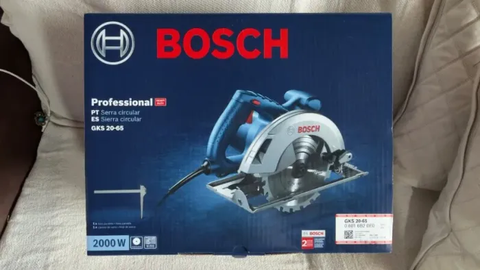 Serra Circular Bosch GKS 20-65 Professional 2000W (Na Caixa,lacrado)