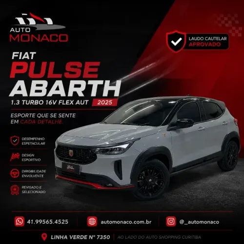 Fiat Pulse Abarth 1.3 Turbo 16V Flex Aut. 2025