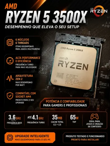 Processador AMD Ryzen 5 3500X AM4
