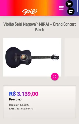 Violão Seixi nagoia mirai
