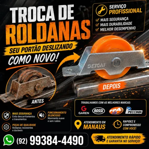 Roldana Para Portão