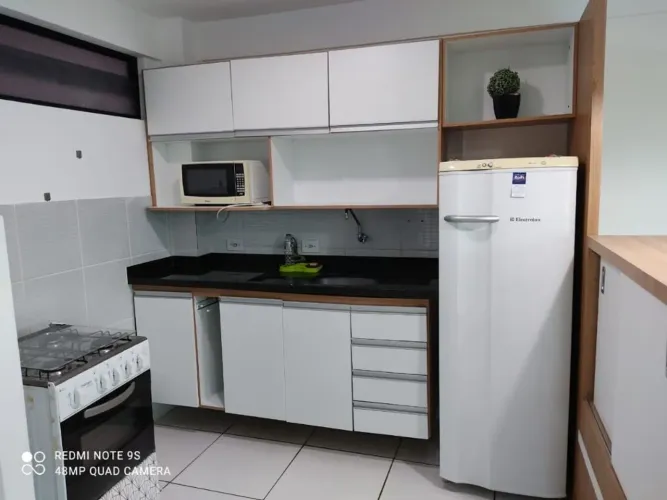 Flat com 1 dormitório, 35 m² - venda por R$ 170.000,00 ou aluguel por R$ 1.900,00/mês - Ca