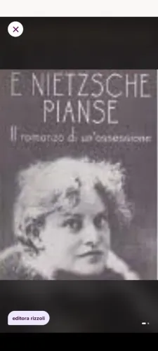 Livro E Nietzsche Pianse De Irvin Yalom Em Italiano Raridade