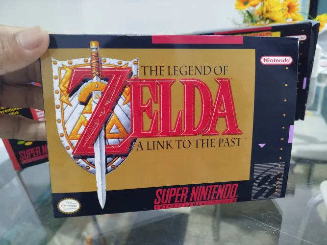 CAIXA PARA JOGOS SUPER NINTENDO 