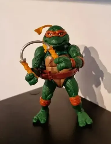 Michelangelo Tartaruga Ninja (Miniatura Boneco)