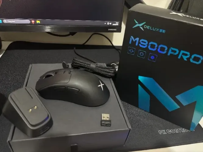 MOUSE DELUX M900 PRO | SEM FIO | 59g | PAW3395
