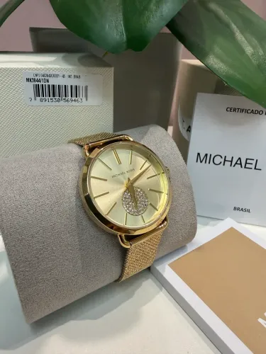 Relógio Michael Kors MK3844 Dourado Original - Novo, com NF, Cert. de Garantia e Manual.