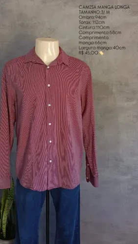 CAMISA SOCIAL MANGA LONGA 
