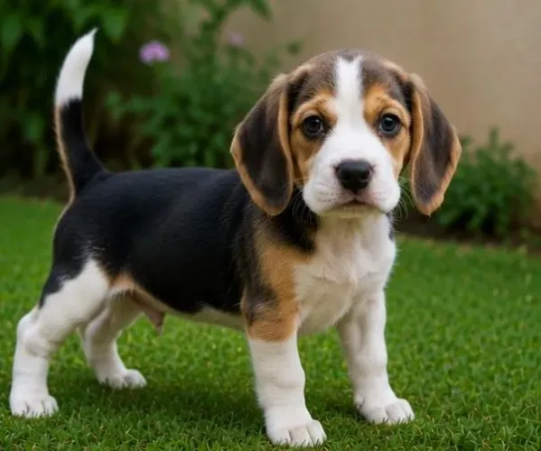 Beagle ativo e carinhoso