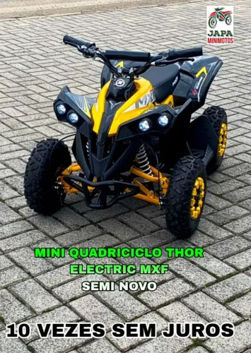 MINI QUADRICICLO THOR MXF ELECTRIC EM ÓTIMO ESTADO 10 VEZES  SEM JUROS 