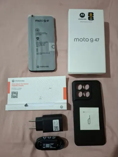 Vendo moto G 47 NOVO