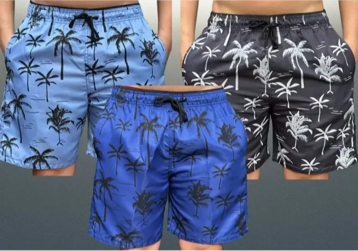 Bermuda Tactel Short adulto G diversas cores