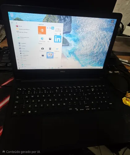 Notebook Dell i3 6100 8gb / SSD256 / BATERIA NOVA!