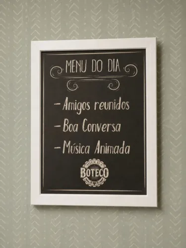 Quadro Decorativo ?Menu do Dia? - Festa de Boteco