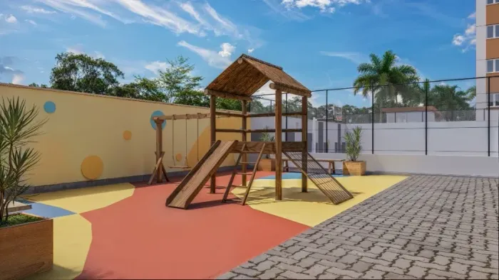 Grand apartamento 2/4 com suíte e varanda nas principais vias de acesos