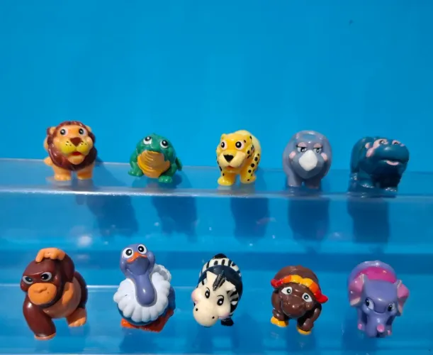 Miniaturas Kinder Ovo Anos 90 Animais Bolinha(Leia a descrição)