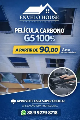 Películas térmicas profissionais, jateado e blackout