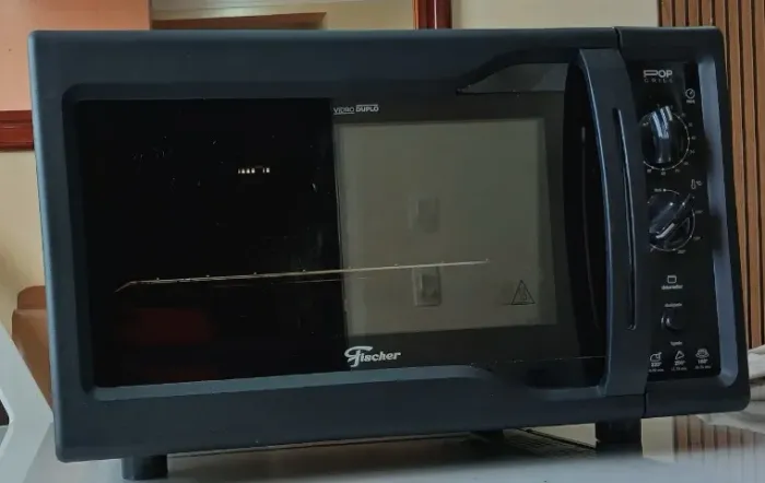 FORNO ELÉTRICO GRILL FISCHER PRETO