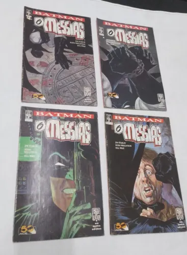 Gibi Batman- O Messias- Mini-Série Em Quatro Edições- 4 Gibis- Editora Abril ( 9311 )