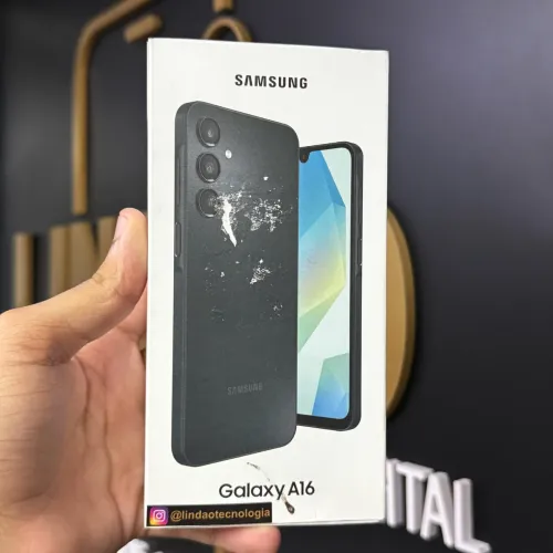 LOJA FÍSICA. SAMSUNG A16 128GB NOVO LACRADO | PARCELADO NO BOLETO ATÉ PRA NEGATIVADOS