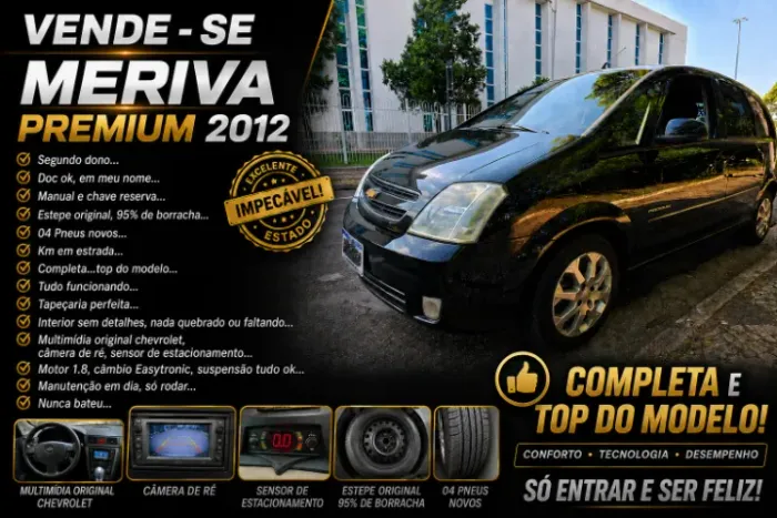 Chevrolet Meriva Prem.easytronic 1.8 Flexpower 5P 2012