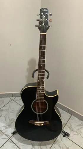 Violão eletroacústica Strinberg para destros black