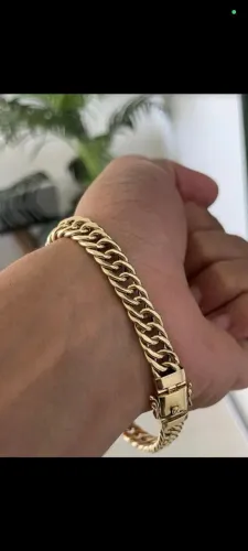 Vende se Pulseira masculina modelo gourmet 14.9g
