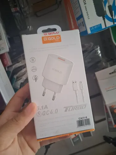Kit carregador gold iPhone