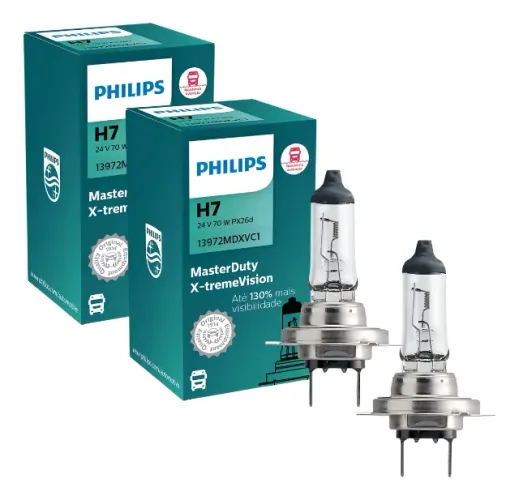 Lâmpada Philips H7 24v 70w Caminhão