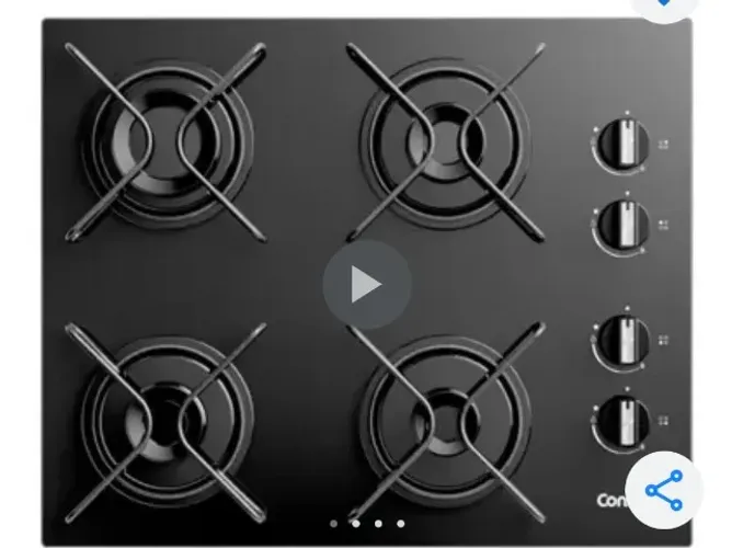 Cooktop glp 4 bocas