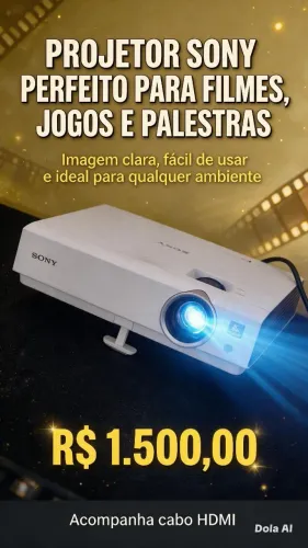 Projetor Sony Aproveite