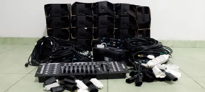 Iluminação profissional para eventos e Dj's