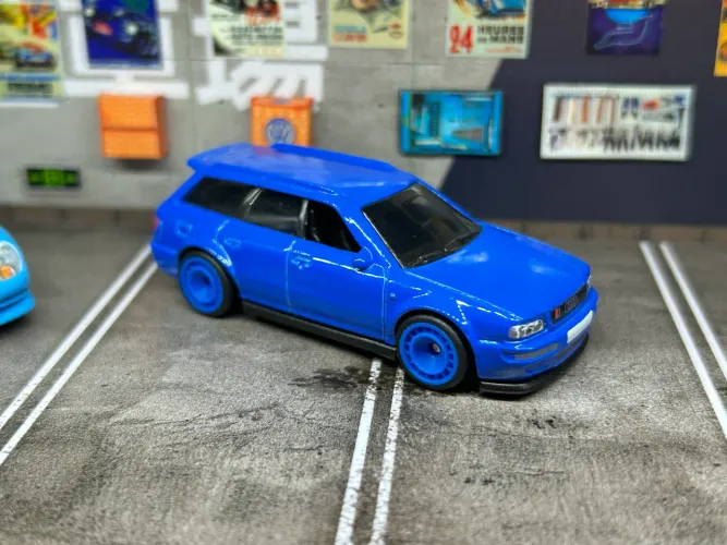Hot Wheels Audi RS2 - Rodas trocadas