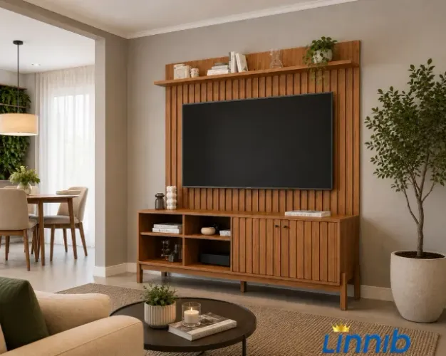 BANCADA HOLANDA 1800 COM PAINEL TREND PARA TV's ATÉ 70'' PAGA NA ENTREGA ATÉ 12x SEM JUROS