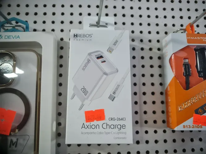 Carregadores Completos USB-C, Lightning e Micro USB