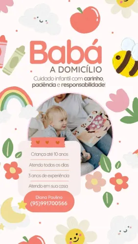 Babá disponível 24h