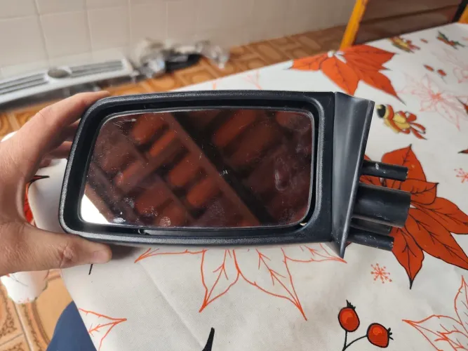Retrovisor metagal VW Gol 88 a 94 esquerdo regulagem manual