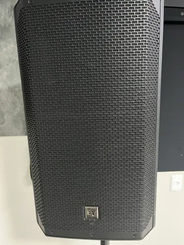 Caixa Ativa Electro-voice Elx20012p 1200w + mesa Behringer Xenyx 1202sfx de 12 canais