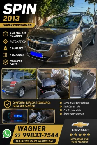 Chevrolet Spin LT 1.8 8V Econo.flex 5P Aut. 2013