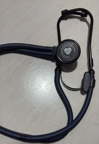 Esfigmomanômetro em Nylon verde militar Premium e estetoscópio 