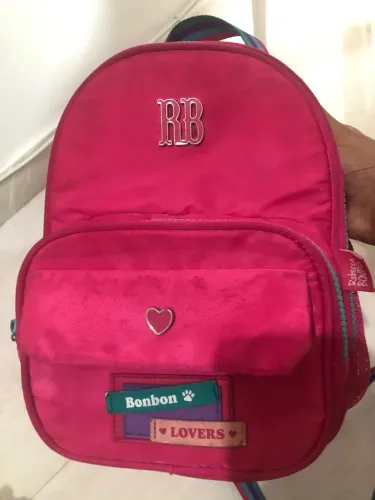 Kit Mochila e lancheira Rebeca Bombom