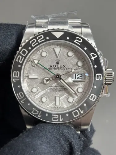 Relógio Rolex GMT-Master II Meteorite Bruce Wayne 40 Milímetros