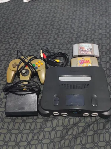 Nintendo 64 Completo 1 controle +2 jogos